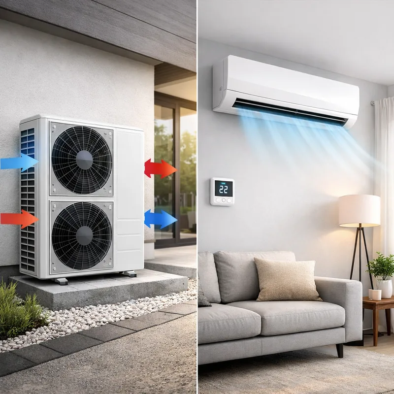 Installation climatisation et pompe à chaleur
